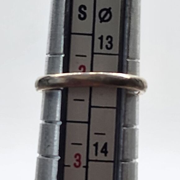 Sterling Silver Plain Band Ring (2) - Picture 5 of 5